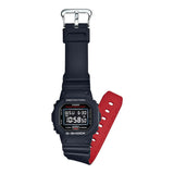 RELOJ CASIO G-SHOCK DW-5600HR-1DR NEGRO-ROJO PANTALLA NEGATIVA