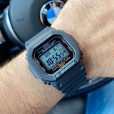 RELOJ CASIO G-SHOCK VINTAGE DW-5600E-1VDF CLÁSICO NEGRO PANTALLA NEGATIVA