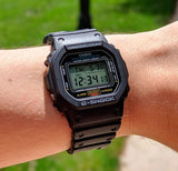 RELOJ CASIO G-SHOCK VINTAGE DW-5600E-1VDF CLÁSICO NEGRO PANTALLA NEGATIVA