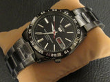 RELOJ SEIKO 5 SZEN008 AUTOMÁTICO ALL BLACK 37MM (JDM) MERCADO JAPONÉS (EXCLUSIVO)