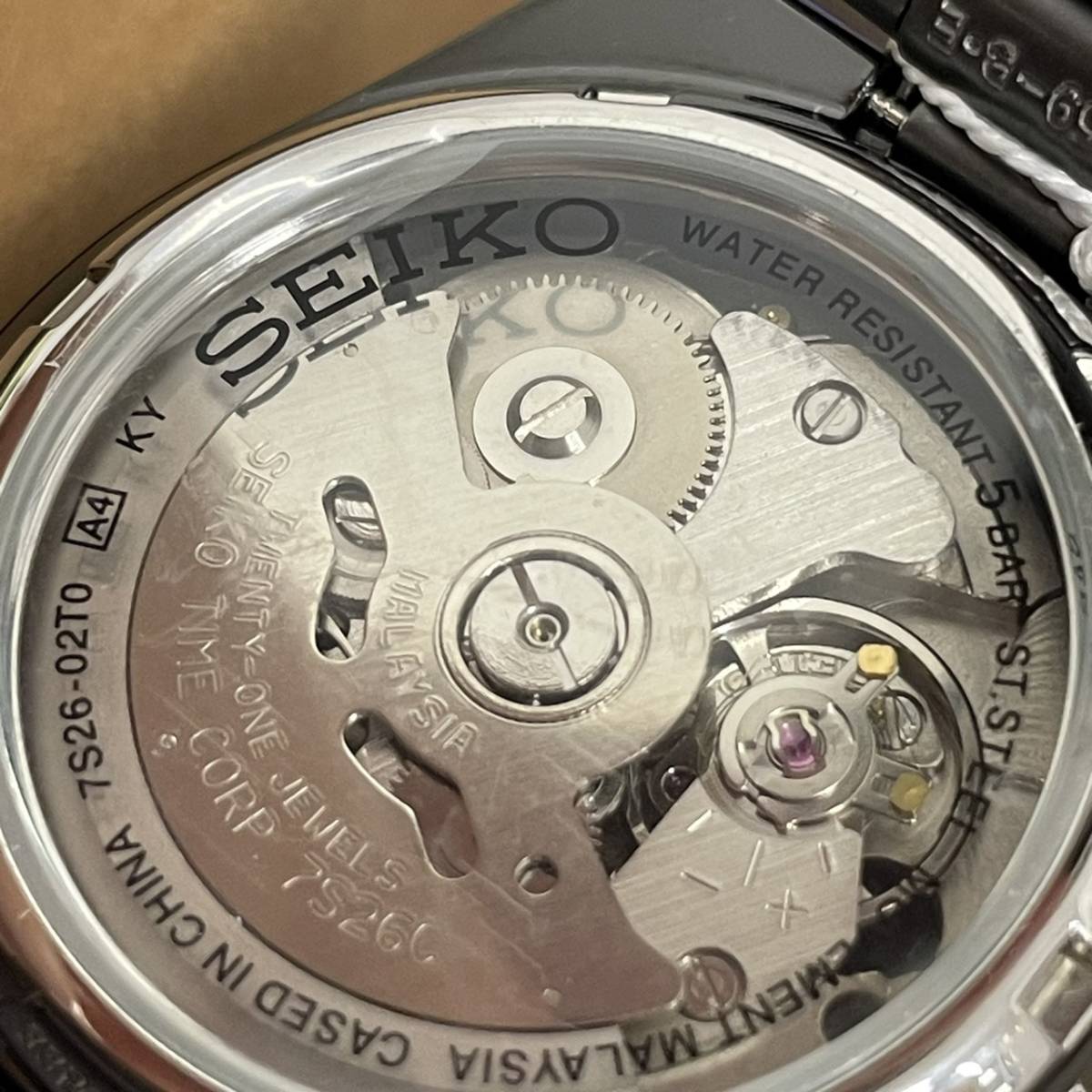 RELOJ SEIKO 5 SZEN008 AUTOMÁTICO ALL BLACK 37MM (JDM) MERCADO JAPONÉS (EXCLUSIVO)