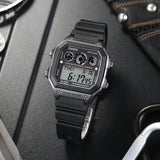 RELOJ CASIO VINTAGE AE-1300WH-8AVDF WORLD TIME COUNTDOWN GRIS-NEGRO