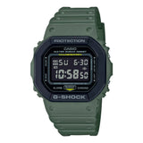 RELOJ CASIO VINTAGE G-SHOCK DW-5610SU-3DR VERDE PANTALLA NEGATIVA