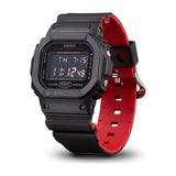 RELOJ CASIO G-SHOCK DW-5600HR-1DR NEGRO-ROJO PANTALLA NEGATIVA