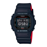 RELOJ CASIO G-SHOCK DW-5600HR-1DR NEGRO-ROJO PANTALLA NEGATIVA