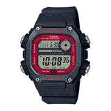 RELOJ CASIO VINTAGE DW-291H-1BVDF HEAVY DUTY WORLD TIME NEGRO-ROJO BUCEO