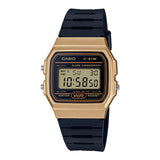 RELOJ CASIO VINTAGE F-91WM-9ADF DORADO NEGRO