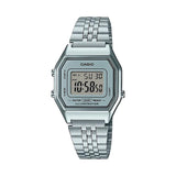 RELOJ CASIO VINTAGE LA680WA-7DF PLATEADO GRIS MUJER MINI