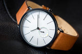 RELOJ SKAGEN SKW6216 ANÁLOGO KUPPEL BLANCO PULSERA CAFÉ