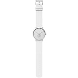 RELOJ SKAGEN UNISEX SKW6520 ANÁLOGO PLATEADO BLANCO