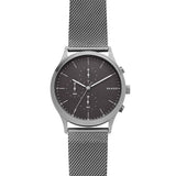 RELOJ SKAGEN HOMBRE SKW6476 ANÁLOGO NEGRO ACERO CHRONO PULSERA MILANESE