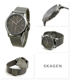 RELOJ SKAGEN HOMBRE SKW6476 ANÁLOGO NEGRO ACERO CHRONO PULSERA MILANESE