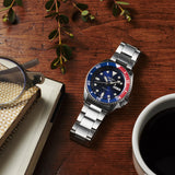 RELOJ SEIKO 5 SPORTS SRPD53K1 AUTOMÁTICO AZUL - ROJO PEPSI 42.5MM