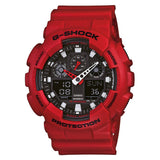 RELOJ CASIO G-SHOCK GA-100B-4ADR ANALOGO-DIGITAL ROJO