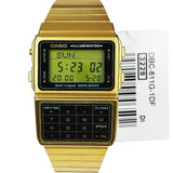 RELOJ CALCULADORA CASIO VINTAGE DBC-611G-1DF DATABANK DORADO