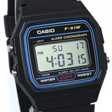 RELOJ CASIO VINTAGE F-91W-1DG NEGRO CLÁSICO
