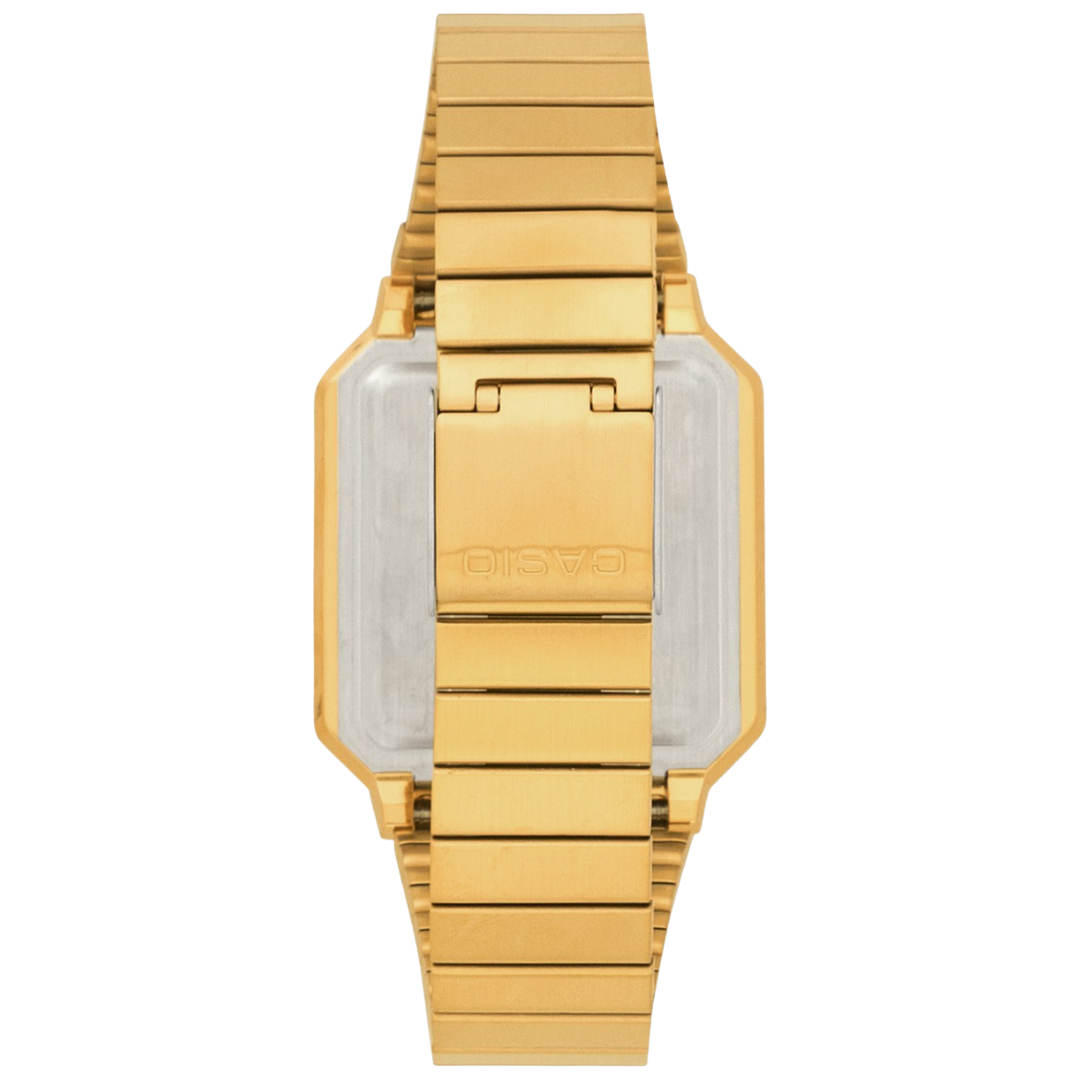 RELOJ CASIO VINTAGE A100WEG-9ADF "ALIEN" DORADO