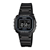 RELOJ CASIO VINTAGE LA-20WH-1BDF MINI NEGRO PANTALLA NEGATIVA