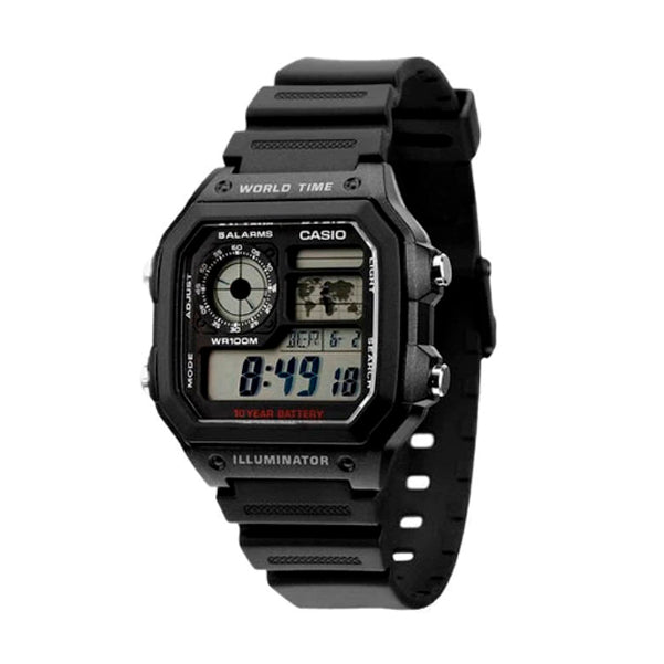 RELOJ CASIO VINTAGE ROYALE AE-1200WH-1AVDF NEGRO