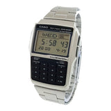 RELOJ CALCULADORA CASIO VINTAGE DBC-32D-1ADF DATABANK PLATEADO