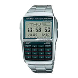 RELOJ CALCULADORA CASIO VINTAGE DBC-32D-1ADF DATABANK PLATEADO