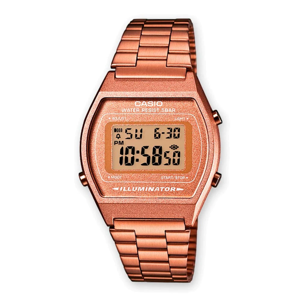RELOJ CASIO VINTAGE B640WC-5ADF ROSADO