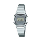 RELOJ CASIO VINTAGE LA670WA-7DF GRIS PLATEADO