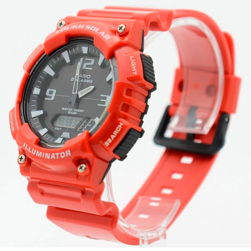 RELOJ CASIO VINTAGE TOUGH SOLAR AQ-S810WC-4AVDF ROJO