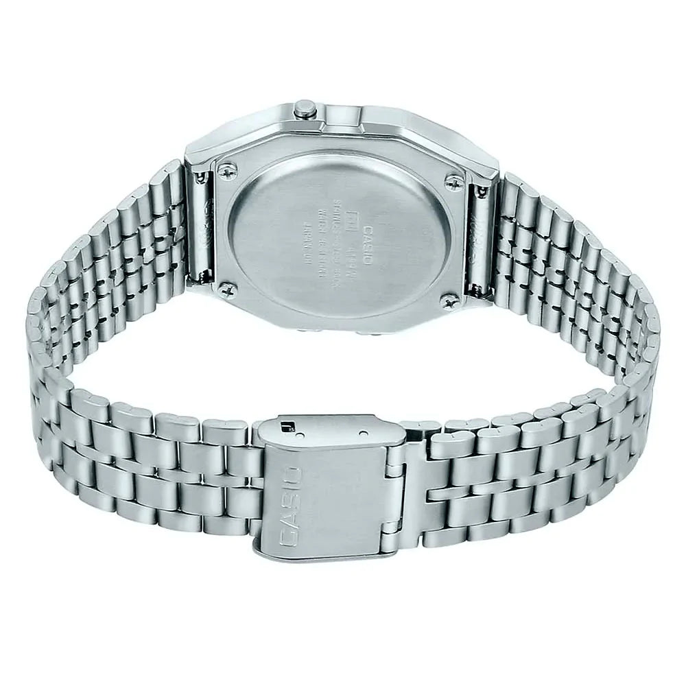 RELOJ CASIO VINTAGE A159WAD-1DF DIAMOND PLATEADO MADE IN JAPAN