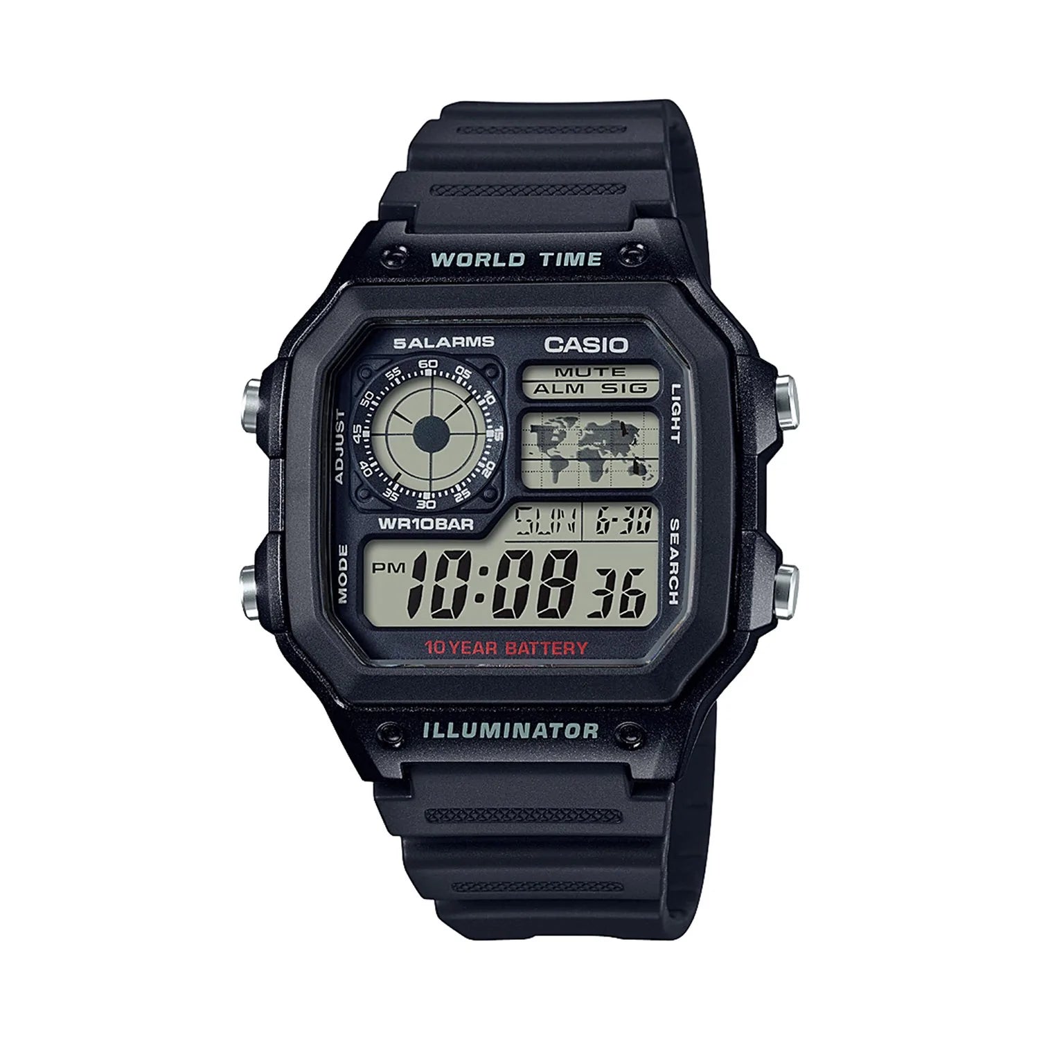 RELOJ CASIO VINTAGE ROYALE AE-1200WH-1AVDF NEGRO