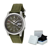 RELOJ SEIKO 5 SNK805K2 AUTOMÁTICO 37MM NATO VERDE