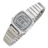 RELOJ CASIO VINTAGE LA670WA-7DF GRIS PLATEADO