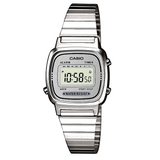 RELOJ CASIO VINTAGE LA670WA-7DF GRIS PLATEADO