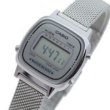 RELOJ CASIO VINTAGE LA670WEM-7DF PLATEADO MILANESE